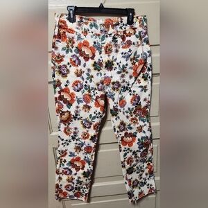 Anthropologie Pilcro High-Rise Floral Print Plus Size Jeans NWT Size: 32